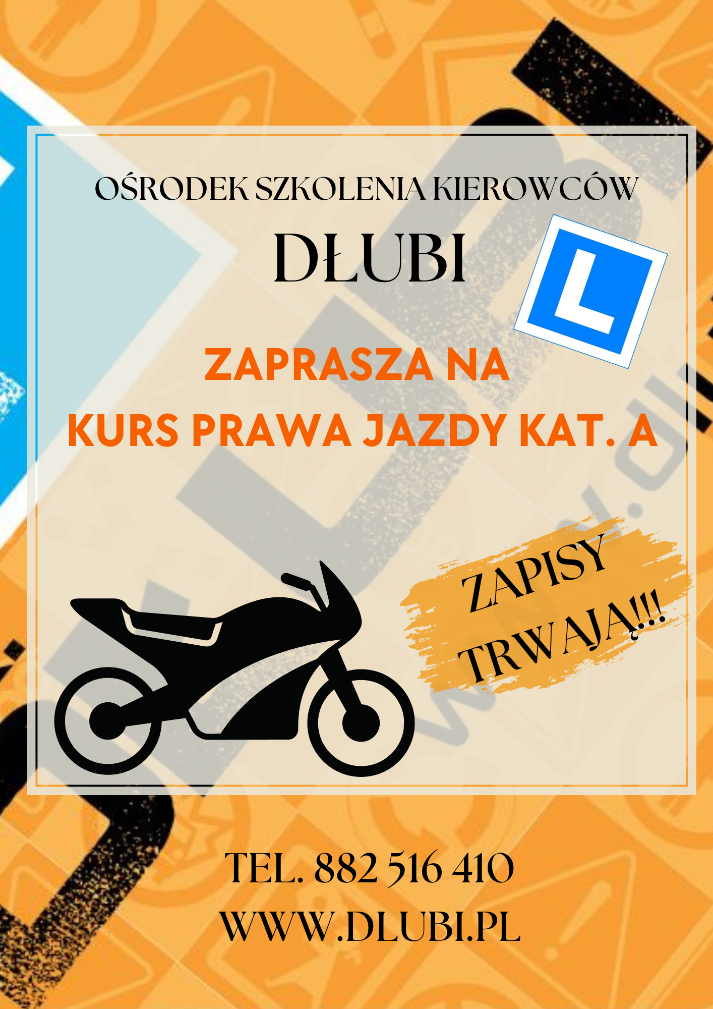 Read more about the article Kurs Prawa Jazdy kat. A u DŁUBIEGO!