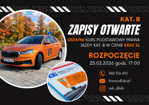 Read more about the article ZAPISY OTWARTE – ROZPOCZĘCIE 25 LUTY 2026